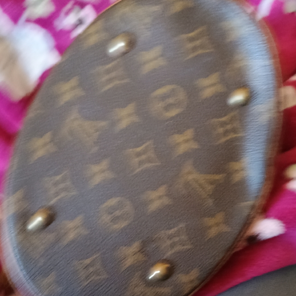 Genuine Louis Vuitton Brown Monogram Tote Bag - Picture 9 of 11